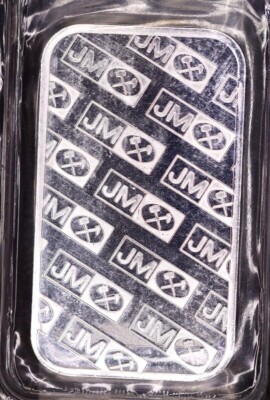 Johnson Matthey Assayers & Refiners 1 oz .999 Fine Silver Bar