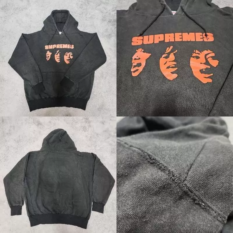 Vintage 60s Supremes Hoodies made in USA Size L unisex Used