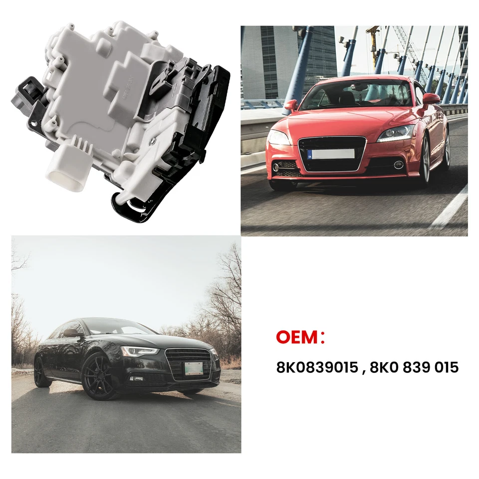 Rear Left Door Lock Actuator For Audi a4 b8 a5 q3 q5 q7 TT VW Touareg Mechanisme - Photo 4/4