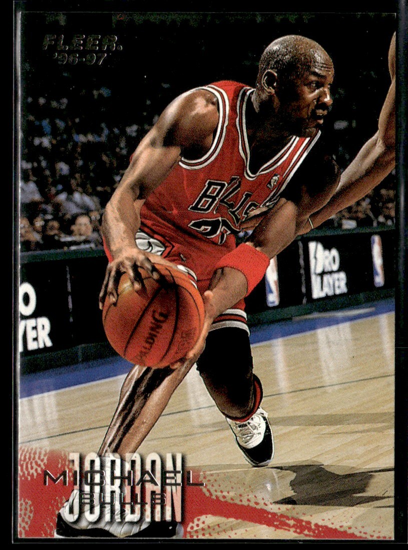 1996-97 Fleer Michael Jordan Chicago Bulls #13