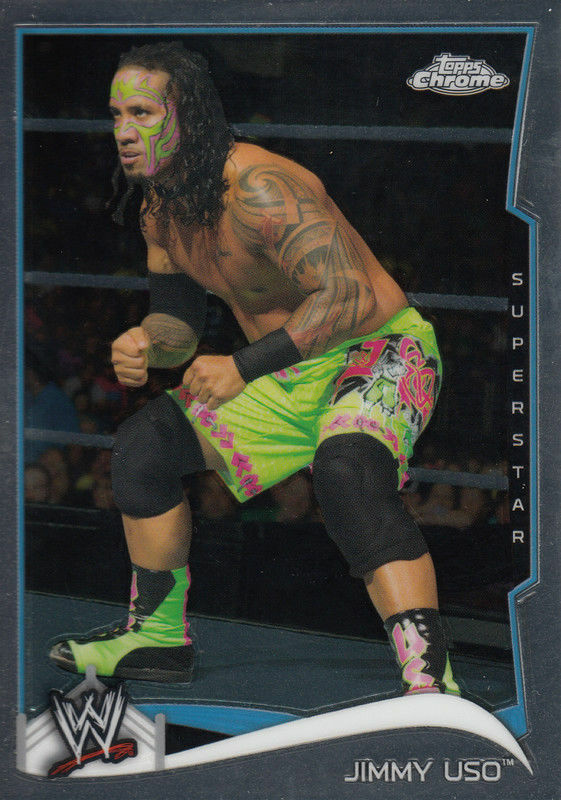 Jimmy Uso 2014 Topps Chrome WWE Card #74
