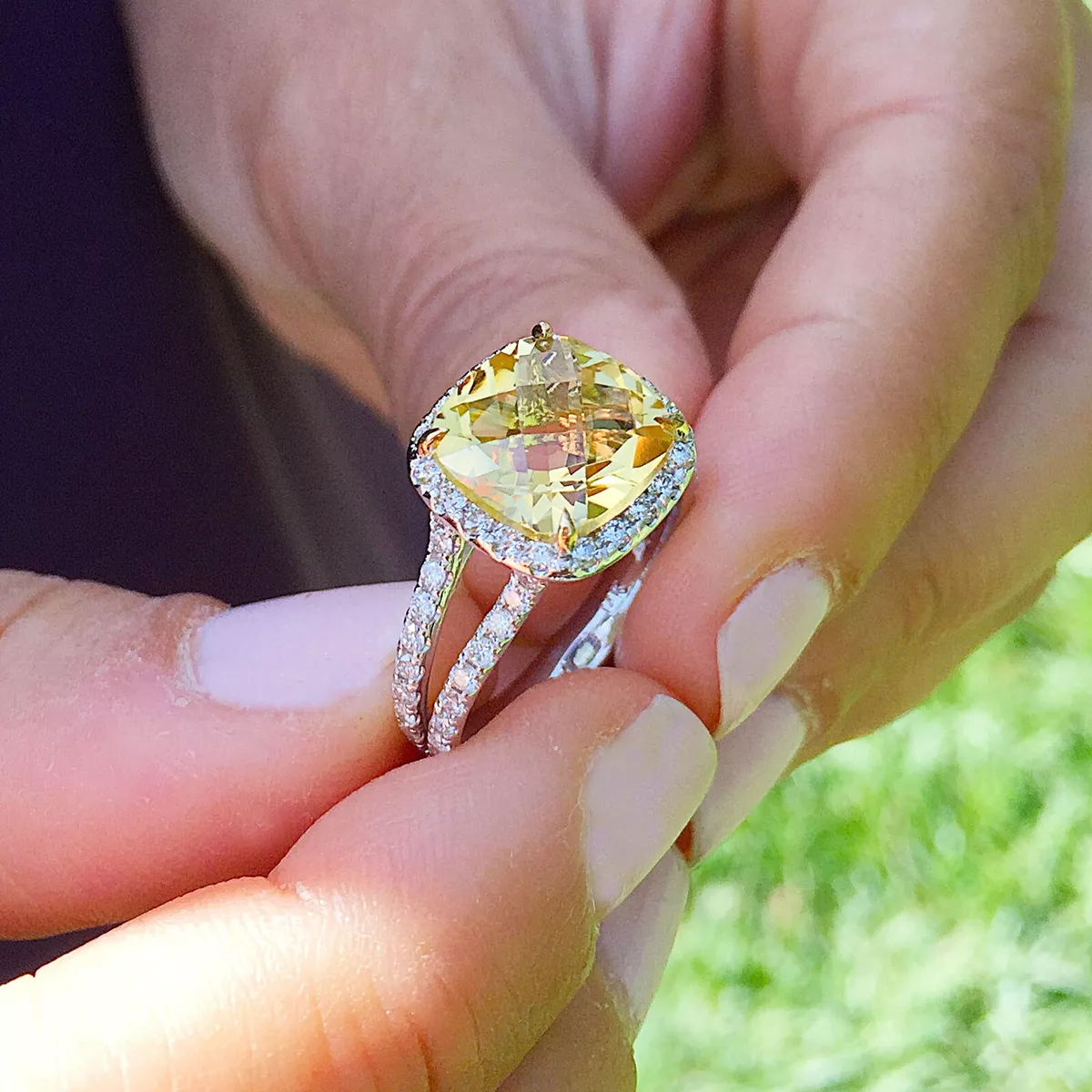 Golden Topaz Ring - Andrea Spicer