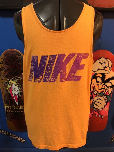 Vintage 90s Nike Purple Orange Tank Top 