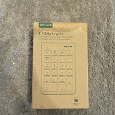 Jelly Comb Wireless Number Keypad NEW NIP NIB Plug Play X001NUPK4X Black