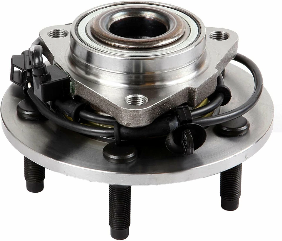 Buje de cojinete de rueda delantera MOOG para Dodge Ram 1500 2002 2003 2004 2005 con ABS Foto 4 de 4