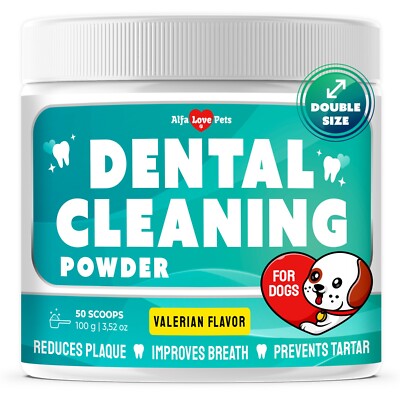 Probiotic Dental Powder for Dogs | Fresh Breath + Plaque Relief | 100g