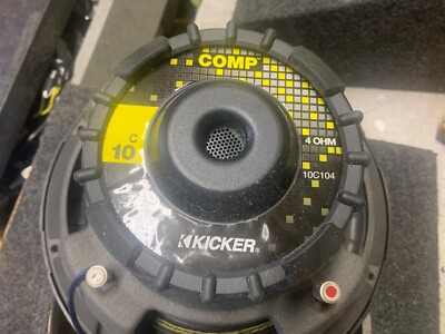 2 Kicker 10C104 Comp 10 Inch Subwoofers In Boxes 4 Ohm 300 Watts