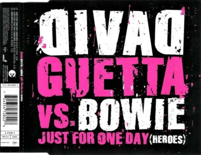 DAVID GUETTA vs. Bowie    Just For One Day (Heroes) cds M/M new not sealed