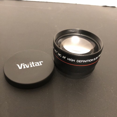 Vivitar Camera Lens 2.2X Telephoto Converter Japan Optic W/ Cap