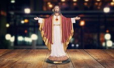 16"H Sacred Heart of Jesus w/Open Arms Holy Figurine Home Decor Unique Gift