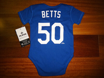 Mookie Betts LA Dodgers MLB Newborn/Infant Creeper Bodysuit 0-18 Months NWT