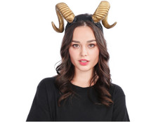Horn Antlers Headband - Wide Headband for Christmas, Halloween, Resurrection, Ex