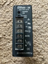Nemic Lambda EWS50-28 Power Supply 28V Adjustable Tested Working 