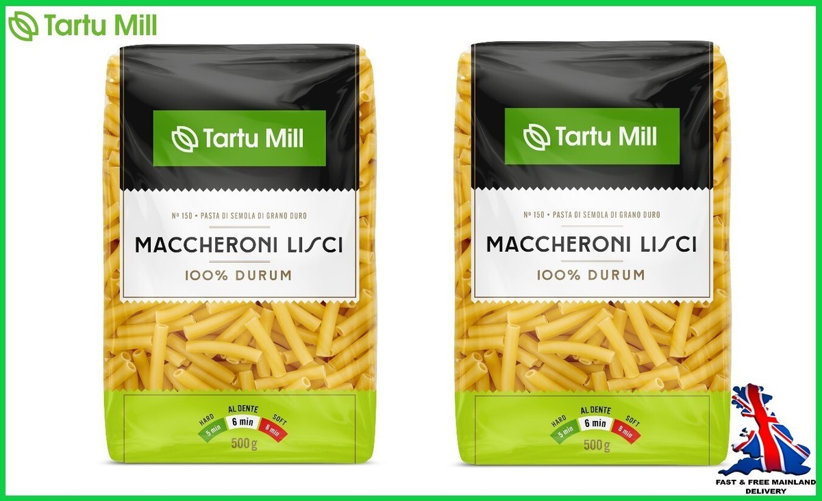 2x 500g MACCHERONI LISCI NR103 PASTA DURUM WHEAT PREMIUM SEMOLINA