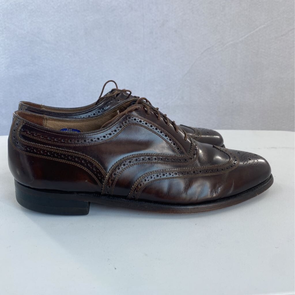 Florsheim Mens Oxford Dress Shoes Brown Gray Almond Toe Florsheim Mens Oxford Dress Shoes Brown Almond Toe Wingtip  main image 3