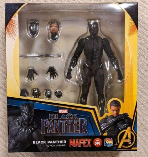 MAFEX Black Panther No.091 Figure 6.2in Medicom Toy - Picture 1 of 4