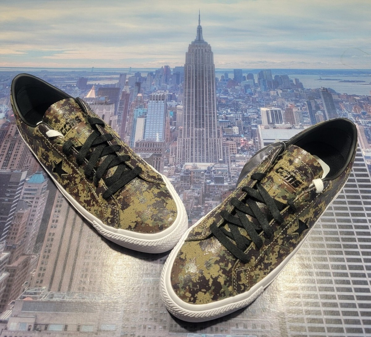 靴 Converse One Star Utility Camo 28cm Converse One Star Pro Ox Low Top Pixelated Digi Camo Mens