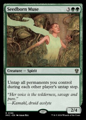 MTG Commander MKM R Seedborn Muse #0186