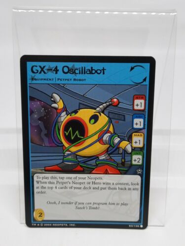 GX-4 Oscillator 83/100 Return Of Dr. Sloth Neopets 2004 - Afbeelding 1 van 1
