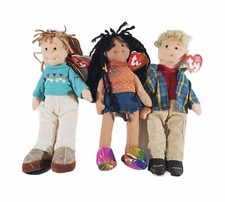 3 x TY Vintage Beanie Boppers Collection Rugged Rusty Cool Cassidy Jazzy Jessie