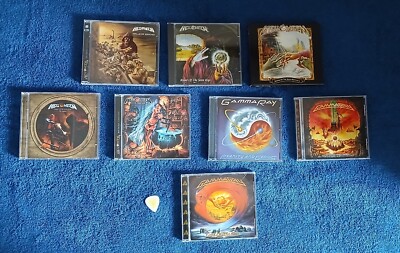HELLOWEEN, CD Collection Expanded Edition & GAMMA RAY Alben & Plektrum (Kai)