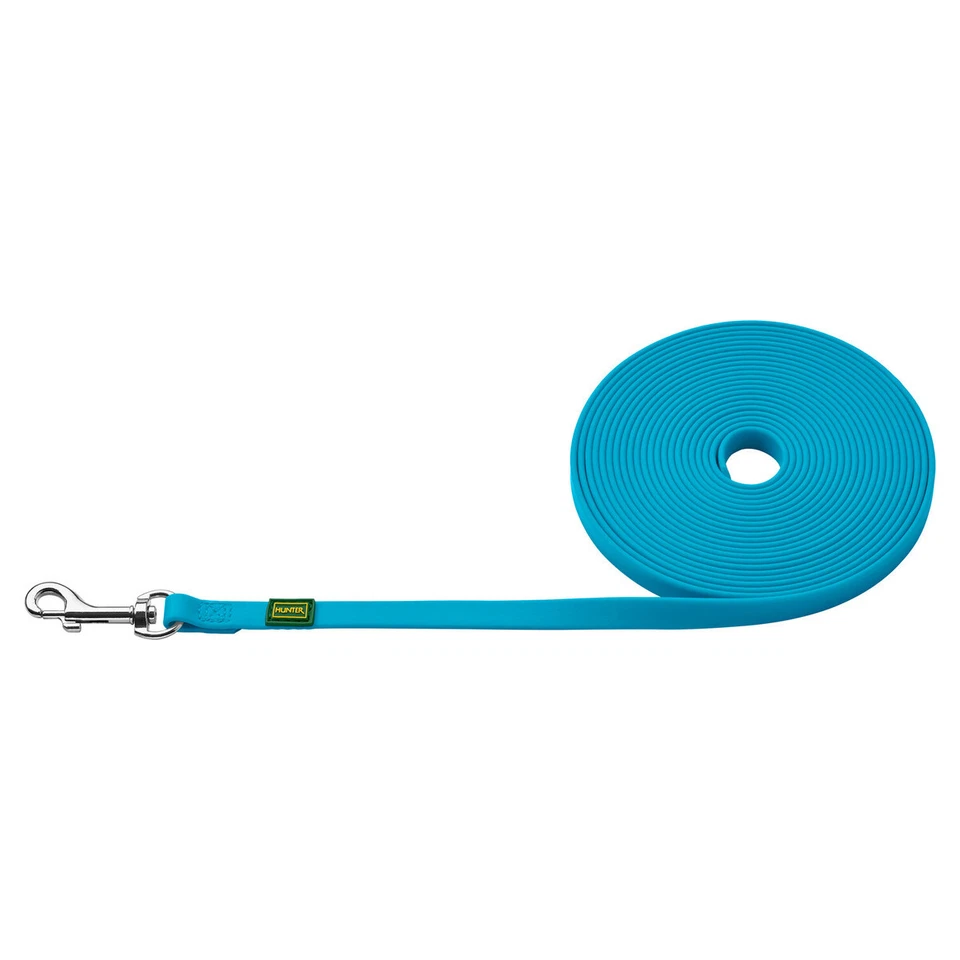 Hunter Suchleine Convenience türkis für Hundesport & Jagd, reißfest, langlebig - Bild 2 von 4