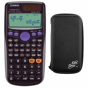 Taschenrechner Solar Casio FX-85 DE Plus + CalcCase Tiny Schutztasche  Zubehör | eBay