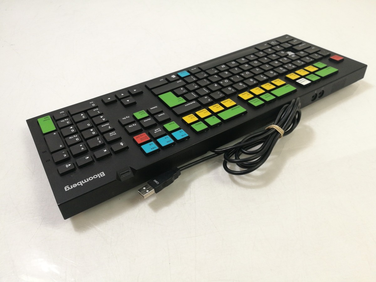 Bloomberg STB100 Wired USB Black Financial Stock Trading Keyboard