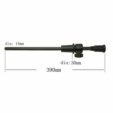 Upright Bass Endpin Hollow Pipe Carbon Fiber 390mm Anti Skid 14mm Pipe