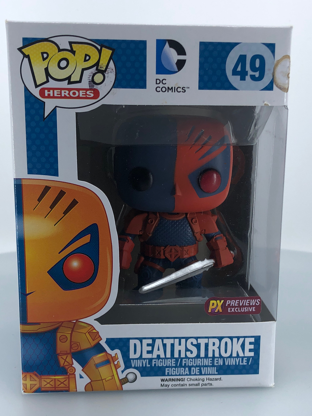 Funko Pop! Heroes Dc Comics Dc Comics Deathstroke #49 Vinyl Figure Damaged