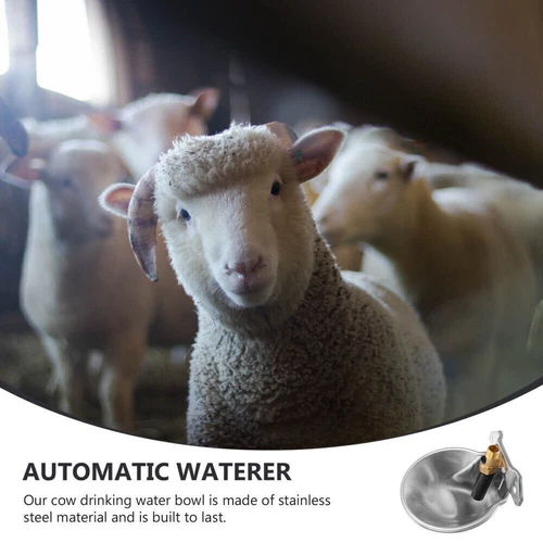 Automatischer Schaf-Ziegen-Wassernapf mit Kupferventil Viehtränke Wasserspender - Bild 10 von 13