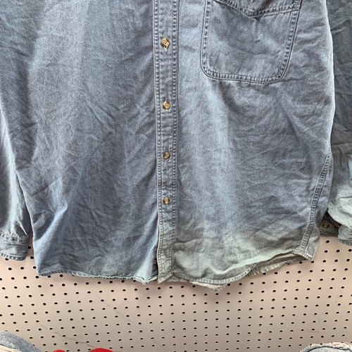 Chase Authentics Miller Light Nascar Rusty Wallace Demin Button Down Size Large - Picture 15 of 24