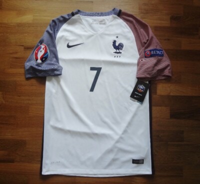 BNWT France 2016/17 Authentic Away Jersey Euro Shirt Griezmann S