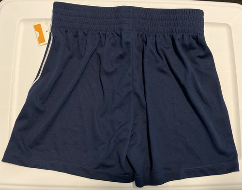 C9 Girls Athletic Mesh Shorts XS Blue White Stripe Elastic Waist 4.75" Inseam - Picture 3 of 22