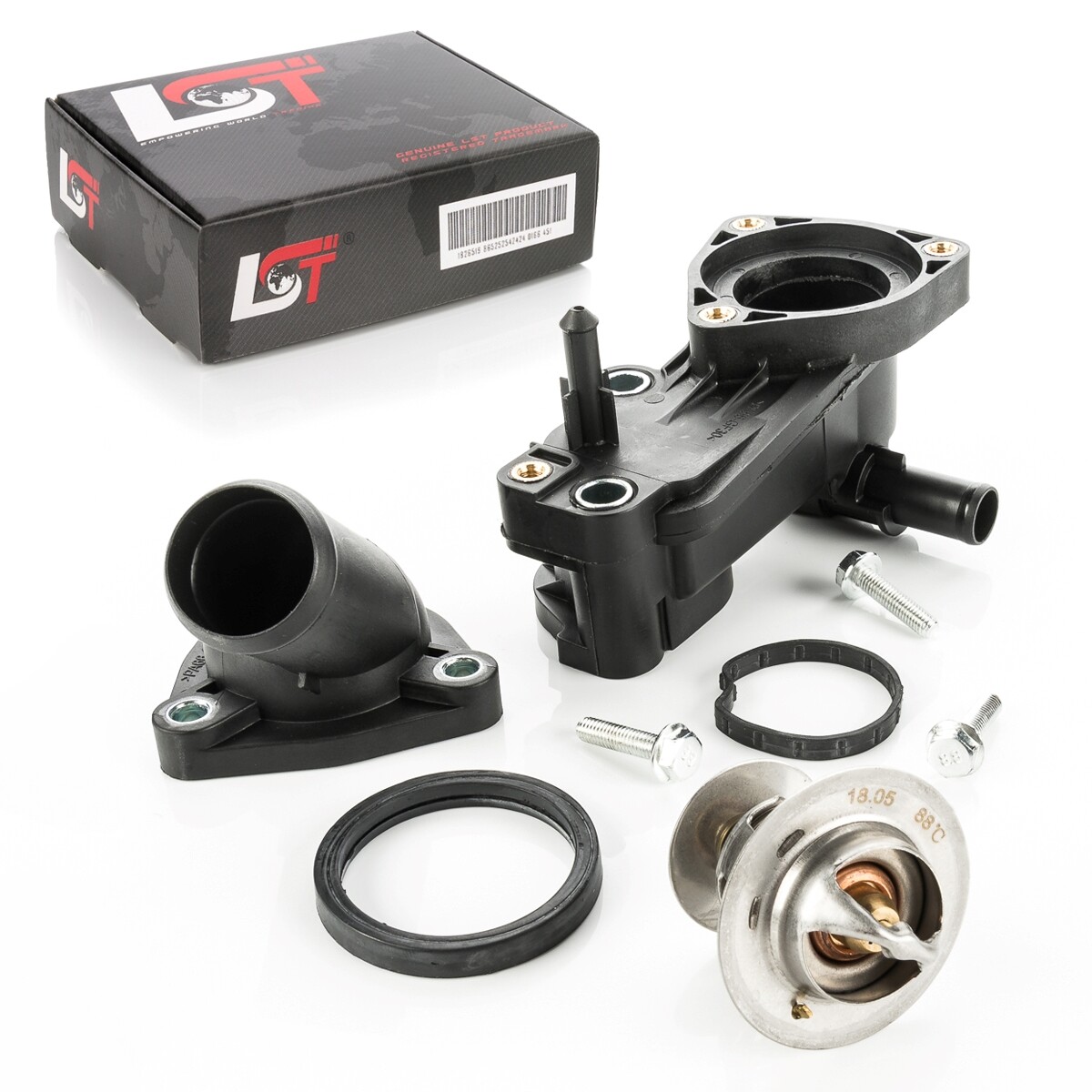 Housing Thermostat 88°C for FORD FOCUS C-MAX GALAXY MONDEO S-MAX TOURNEO TRANSIT