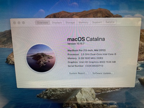 MacBook Pro 13" (mi-2012) Dual Core i5, 2,5 GHz, 8 Go RAM, SSD 256 Go - Photo 8/12