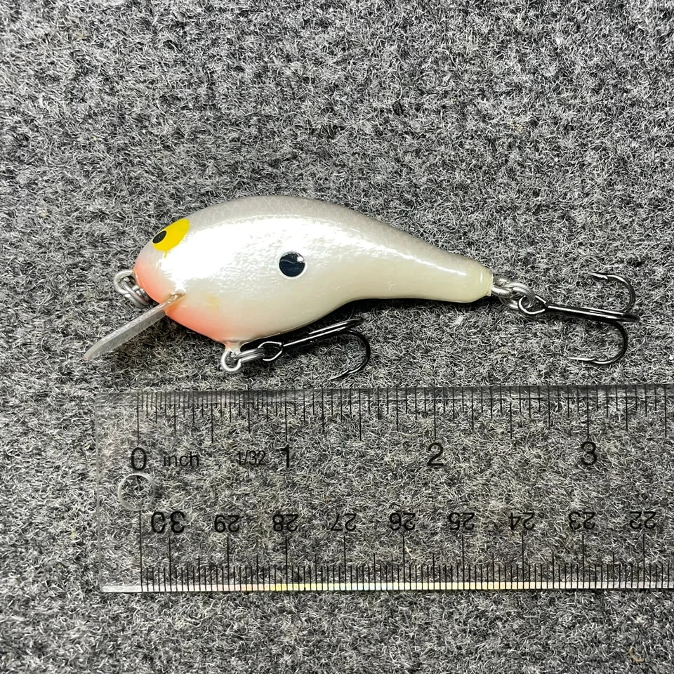 Davis Bait Co Fishco Shallow Crankbait Handmade Balsa Fishing Lure 2.5" - Image 2 of 4