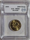 Vietnam 2000 Dong 2003 ICG MS 68