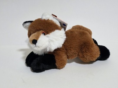 Wild Republic Mini Red Fox Ecokins Plush Stuffed Animal 9'' Realistic Laying Down