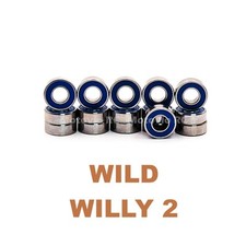 Bearings Set for TAMIYA WILD WILLY 2 HONDA CITY 16 Rubber Seals Hop up Upgrade