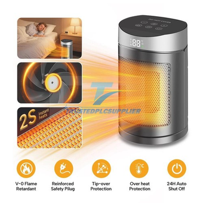 #ad 1500W Space Heater Portable Electric Heaters Indoor with Thermostat PTC Ceramic $22.99