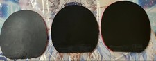 Dignics 05 Table Tennis Rubber Set 3 Pieces Black, Used 1-2 Weeks