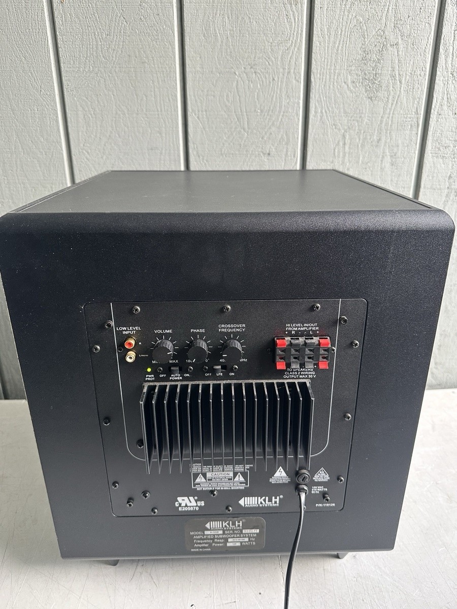 KLH E-12DB Powered Subwoofer 12