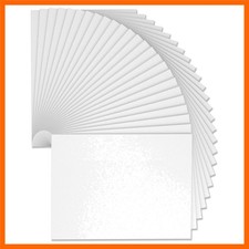 9 x 12 Inch White Foam Sheets Crafts, 2mm Thick. 25 Pack White Foam Papers S...
