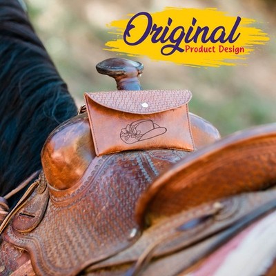 Custom Horse Saddle Bag, Original Design, Cell Phone Holder, Horse Stuff & Gifts