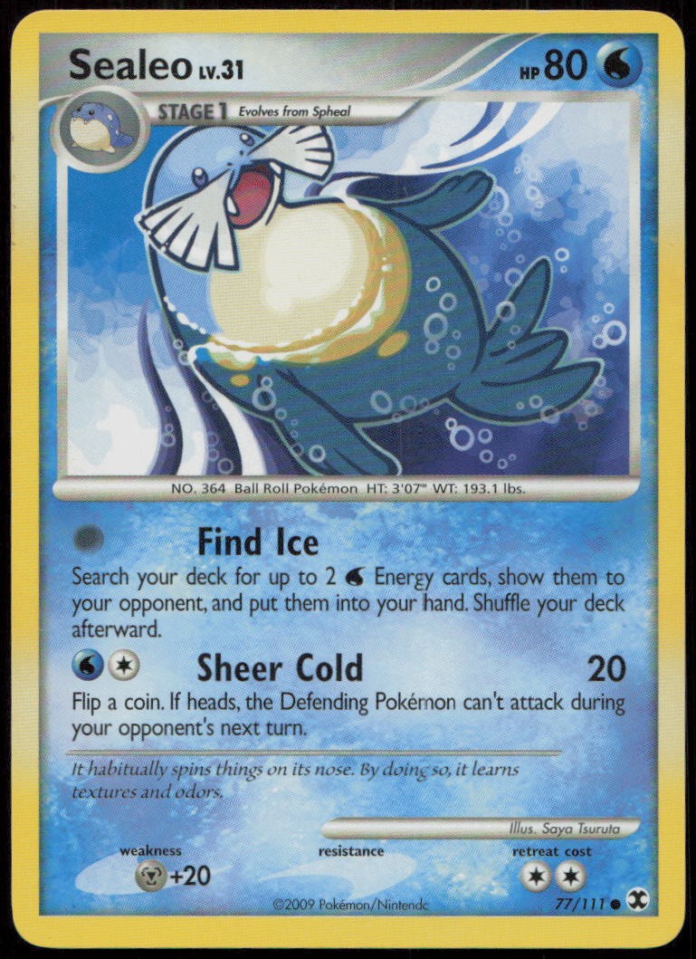 Sealeo 77/111 MP Rising Rivals Common Pokemon