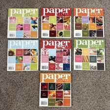Paper Trends Magazine Scrapbooking Papercrafts Cardmaking set of 7 magazines
