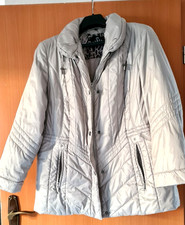 BARBARA LEBEK   Damen Jacke   Steppjacke     Gr 46   Farbe silber
