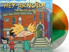 Hey Arnold The Music Vol. 1 Green Inside Orange/Clear Split Vinyl LP - Jim Lang