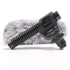 Canon DM-100 Directional Stereo Mono Mini Shotgun Microphone for Camcorders